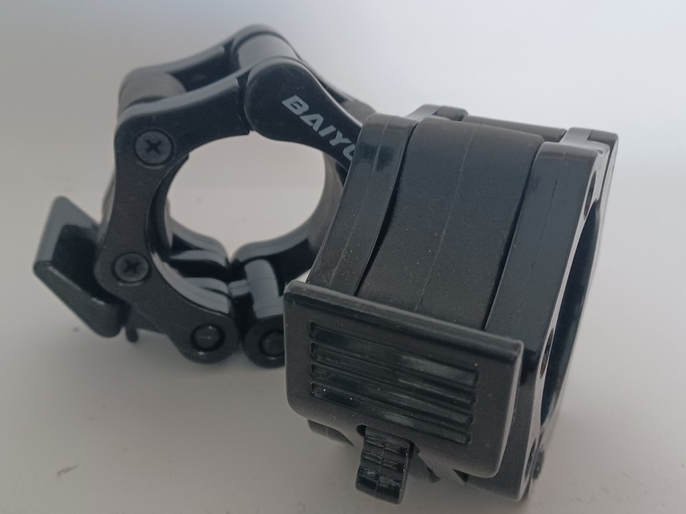 Black 2 BARBELL COLLAR LOCKING CLAMP FOR 2" STANDARD BAR *