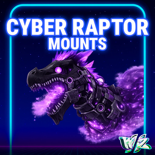 World Zero WZ - CYBER RAPTOR MOUNTS