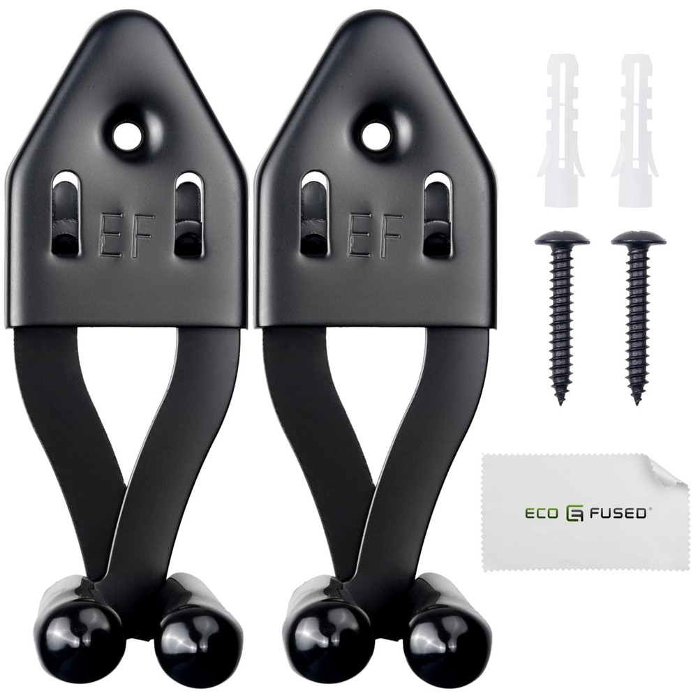 2x Vertical Sword Mount - Dagger Display Wall Hanger - Adjustable Multifuncti...