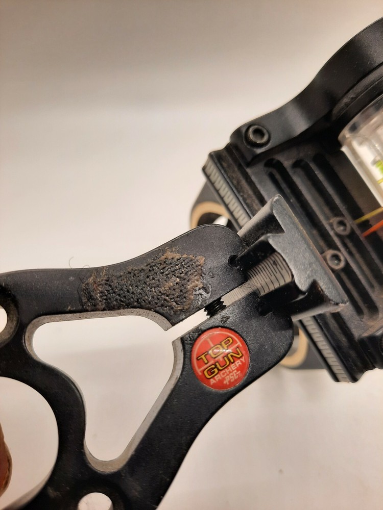 PSE Bow Sight Top Gun Fiberoptic Two Pin Reversing Compound Bow Sight Easy Mount