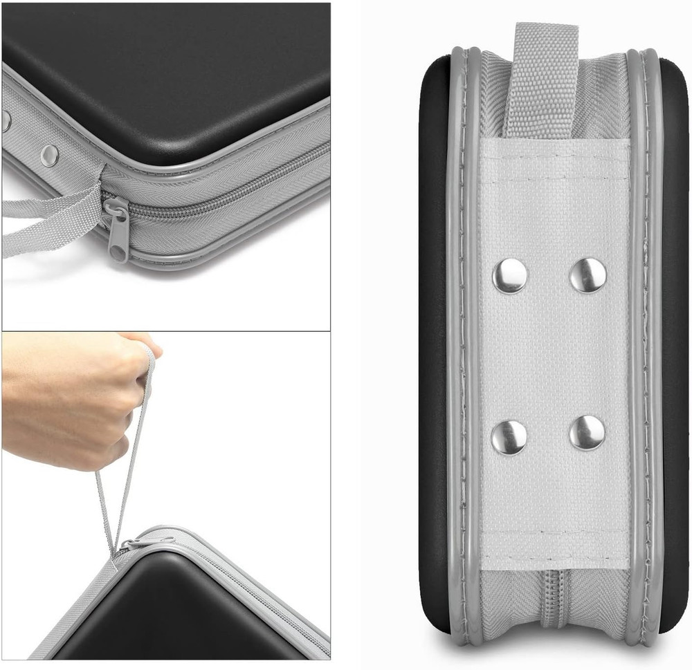 CD Case Holders - Hard Plastic 48 Capacity CD/DVD Disc Cases Storage Binder for
