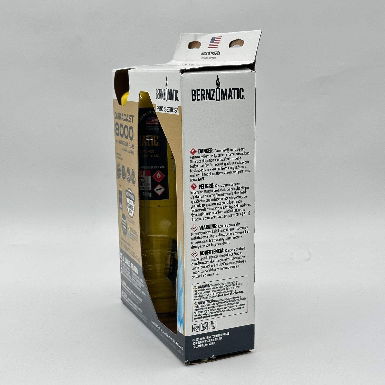 New Bernzomatic DURACAST 8000 Propane / MAP-Pro Soldering Torch Kit
