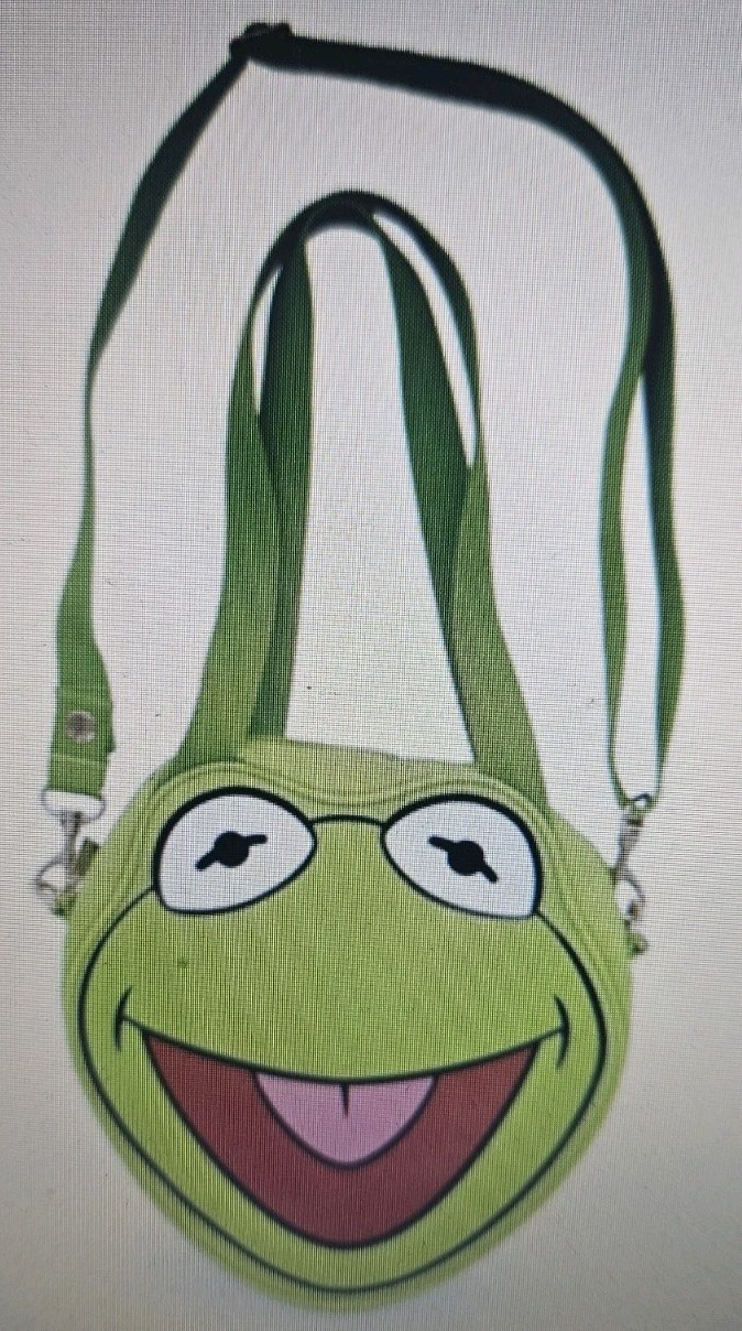 WDI MOG exclusive Kermit The Frog Big FACE tote bag New