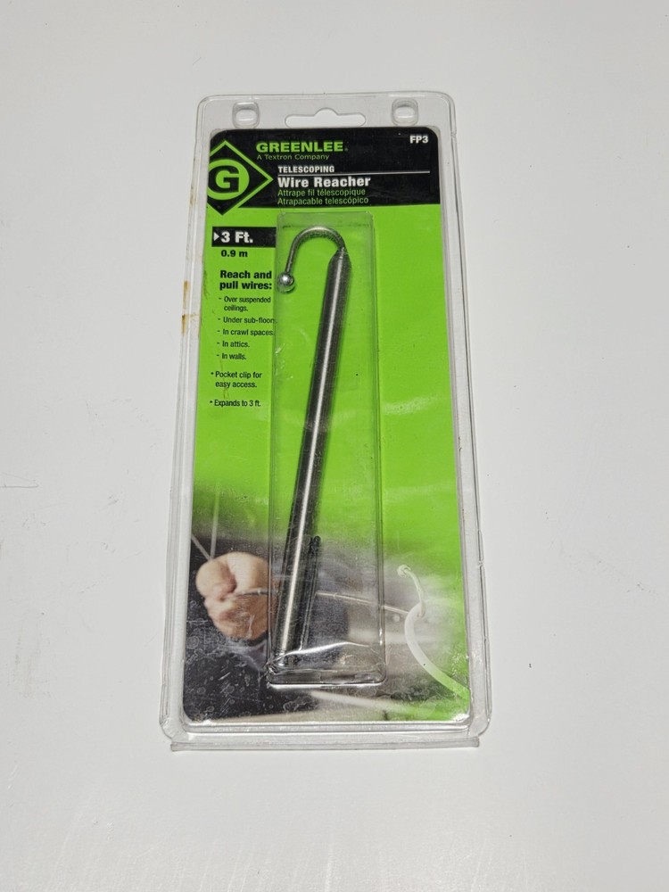 greenlee telescoping wire reacher 3ft