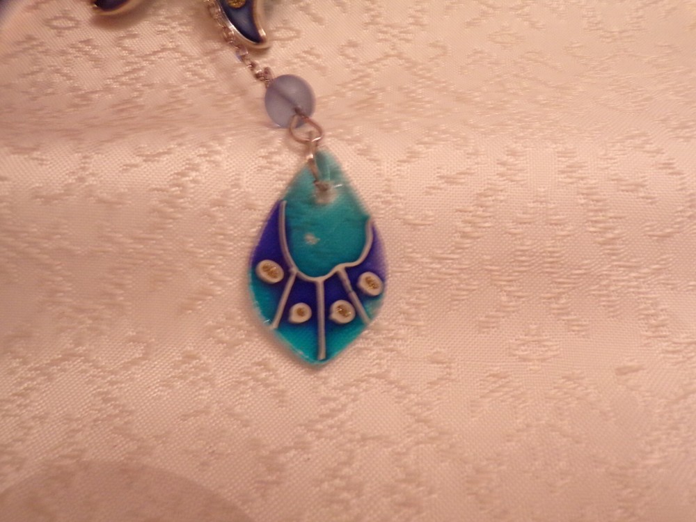 Butterfly Suncatcher Blues & Gold