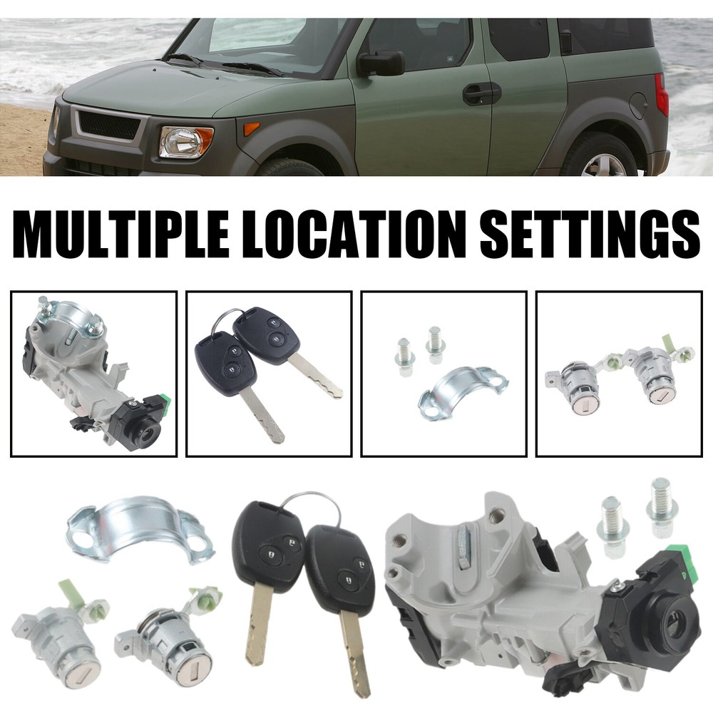 1 Set Engine Start Switch & Door Lock Cylinder Replace Fit for Honda Element US