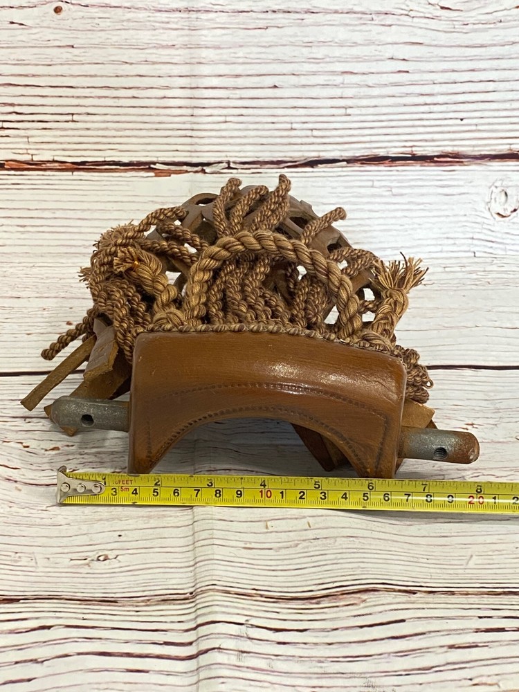 Pool Table Leather Side Pocket Individual Small Pocket Brown *TASSEL MISSING