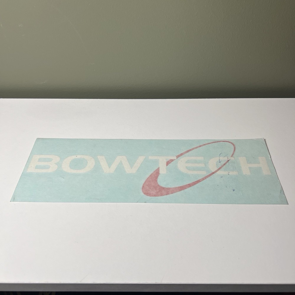 BowTech Archery Car/Bow Case Sticker Decal Approx 10" x 3"