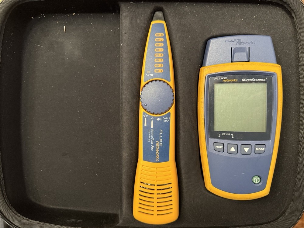 FLUKE NETWORKS MS2-KIT MICROSCANNER 2 & INTELLITONE PRO200 CABLE TESTER