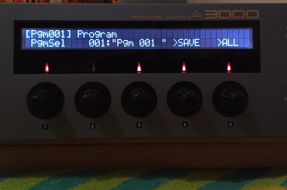 Yamaha A3000_New display replace