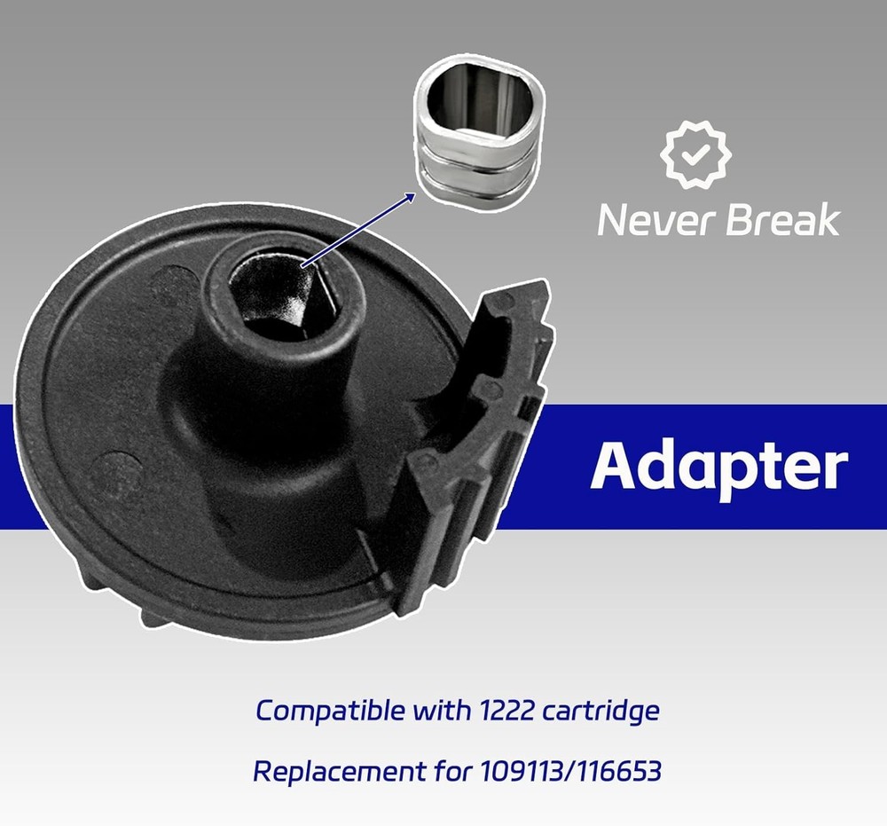 Durable Shower Adapter Replacement - Includes Clip & Screws for Easy Install