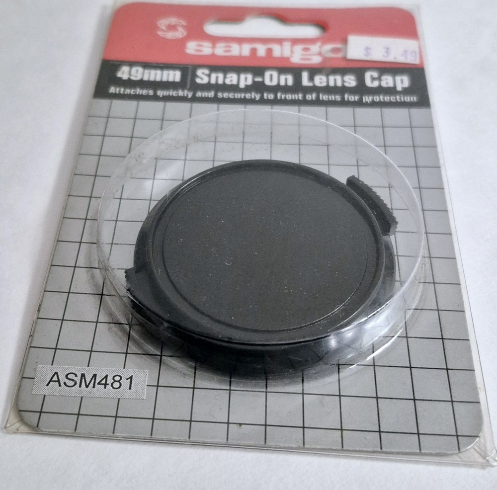 SAMIGON 49 MM SNAP-ON LENS CAP, ASM481
