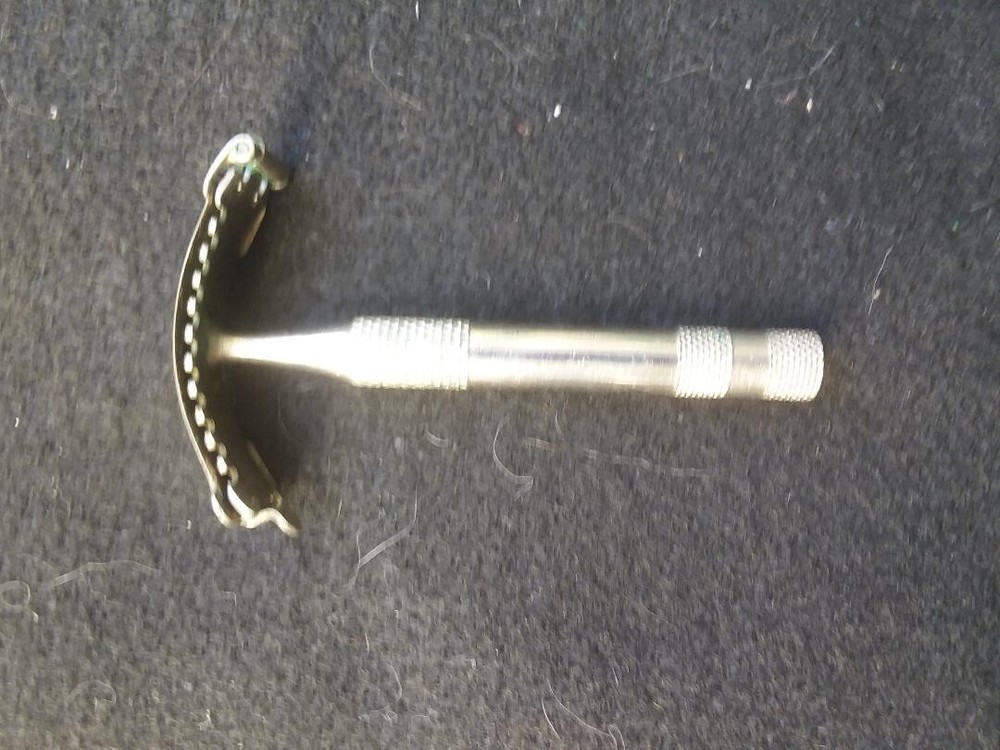 Mark Cross vintage single edged Safety Razor, NY