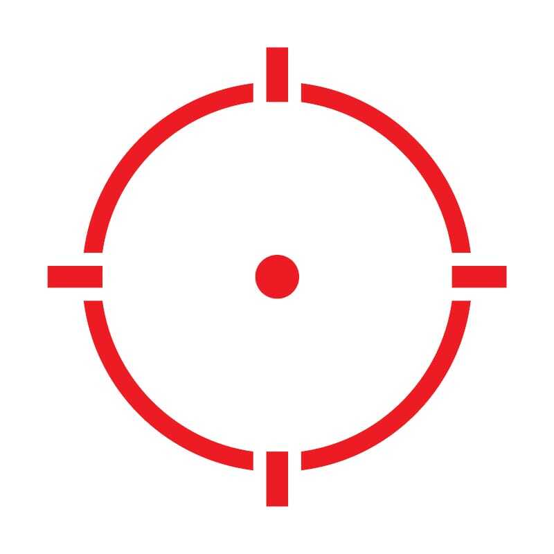 Holosun HS512C Multi-Reticle Circle Dot Enclosed Reflex Sight w/ Solar HS512C