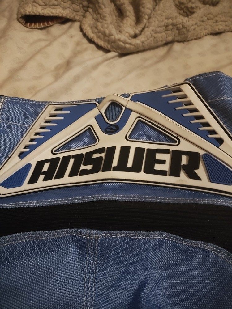 answer racing pants size 10 girls