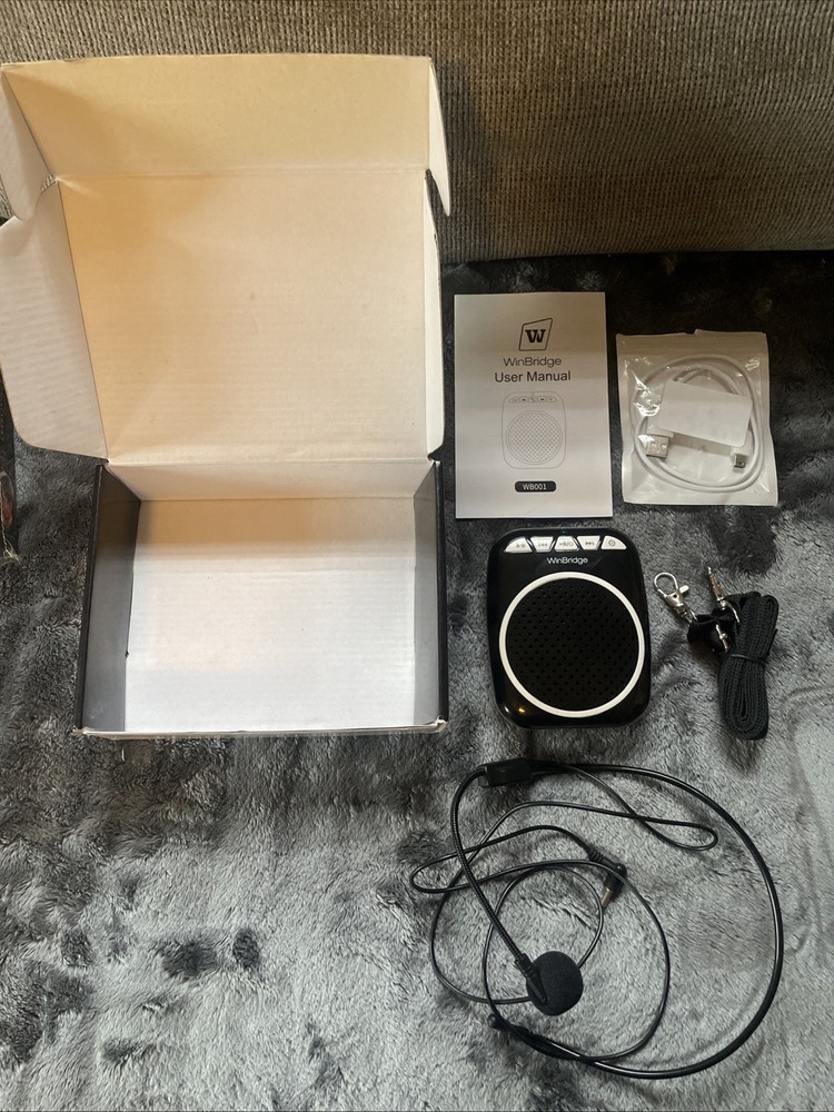 WimBridge Original Voice Amplifier with Microphone Black (Tested)