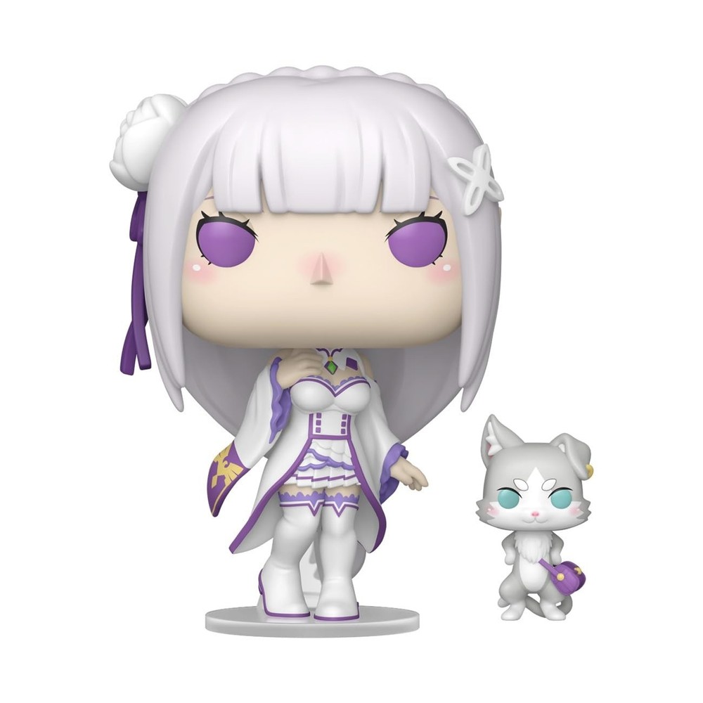 Funko Pop! & Buddy: Re: Zero - Emilia with Puck - Collectable Multicolor