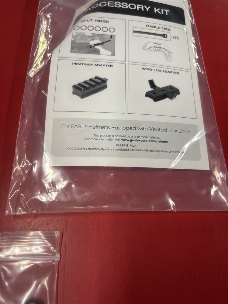 OPSCORE FAST Accessory Kit Black
