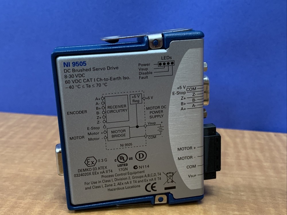 National Instruments NI-9505 Brushed DC Servo Motor Drive Module
