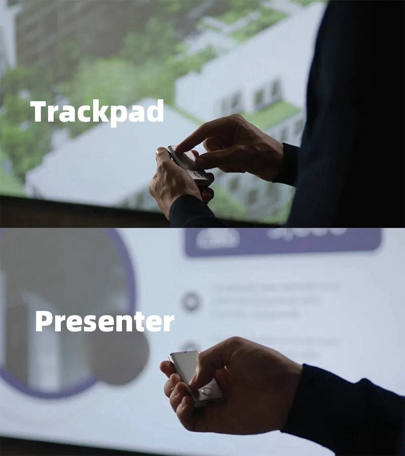 Cheerdots Wireless Air Mouse Presenter Trackpad Laser Pointer Clicker Bluetooth