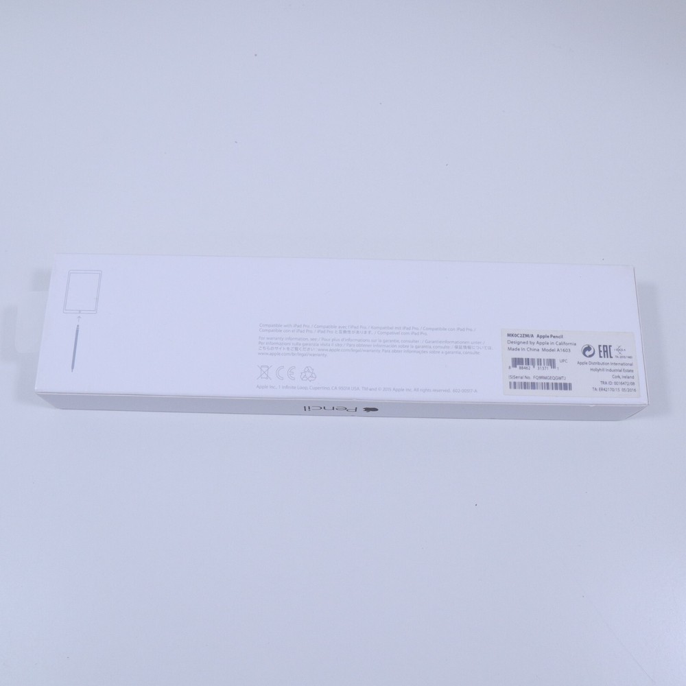 Apple Pencil **EMPTY BOX ONLY** 1st Generation Model A1603 incl. 1 Extra Tip