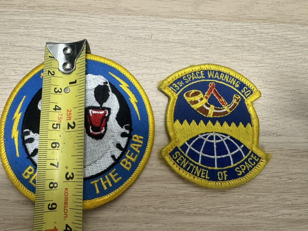 2 - 13th Space Warning Squadron Hook & Latch Patches