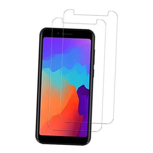 for BLU C5L Max HD Clear Screen Protector Tempered Glass - [2Pack] 9H