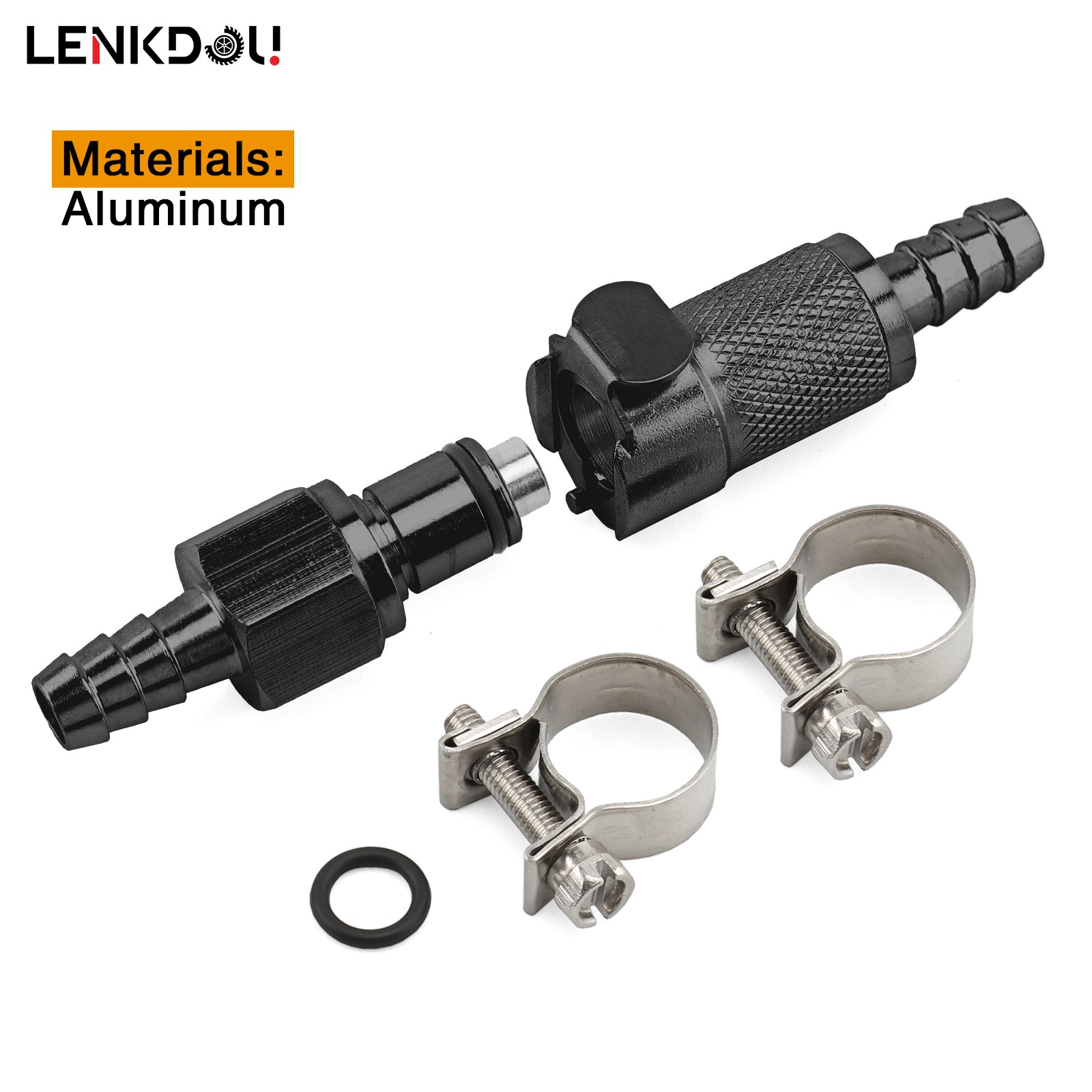 5/16" Gas Tank Fuel Line Hose Quick Release Connect Disconnect Coupling Kit Set