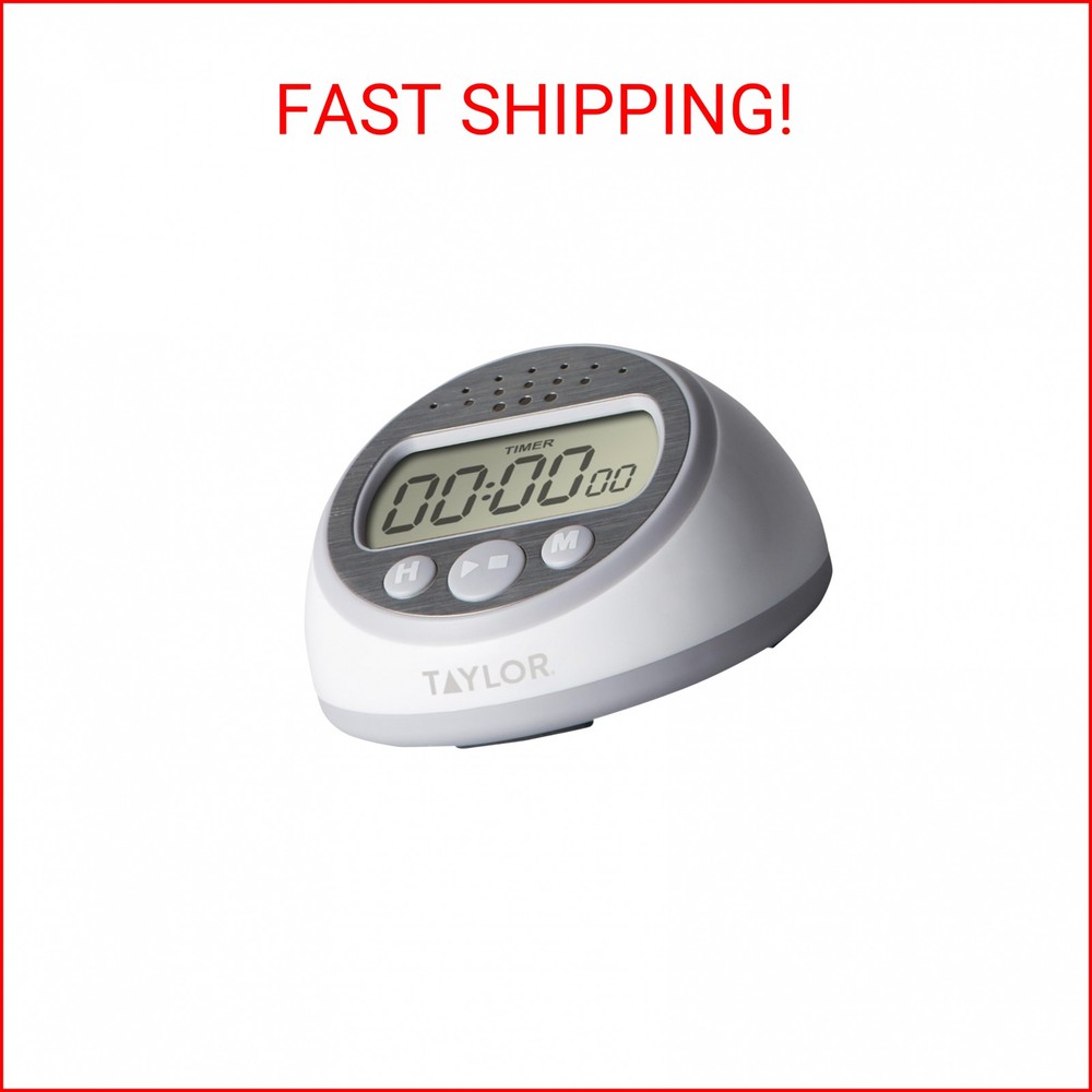 Taylor Digital Timer Counts Up and Down for School, Learning, Projects, and Kitc