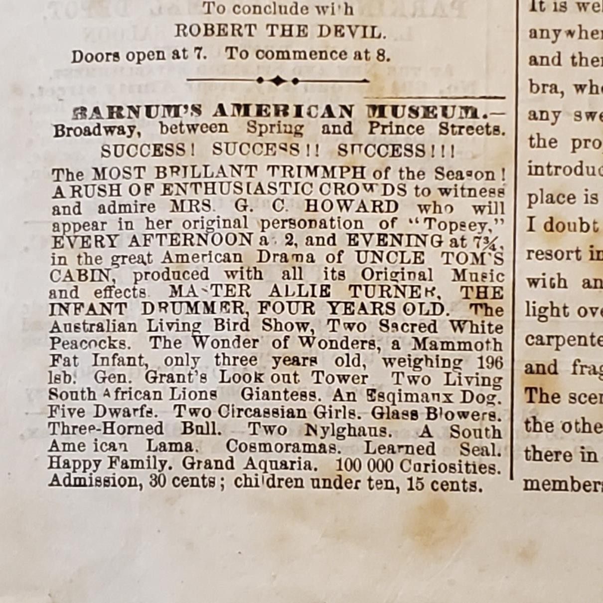 5019----1866 The Stage NYC theatre bulletin