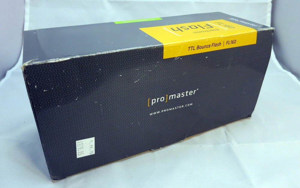 Empty BOX only for Promaster FL160 TTL Bounce Flash
