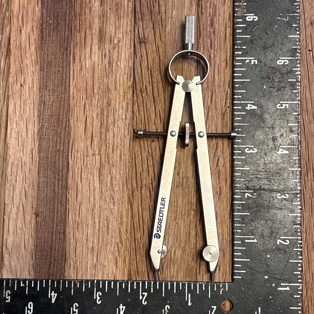 Staedtler Mars Masterbow 551 40 WP Germany Vintage Drawing Compass