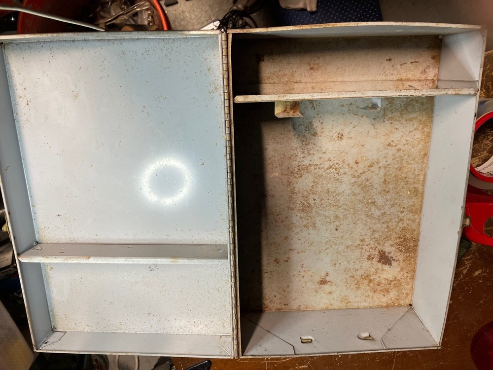 Vintage Gilbert Microscope Metal Case 1940's case Only