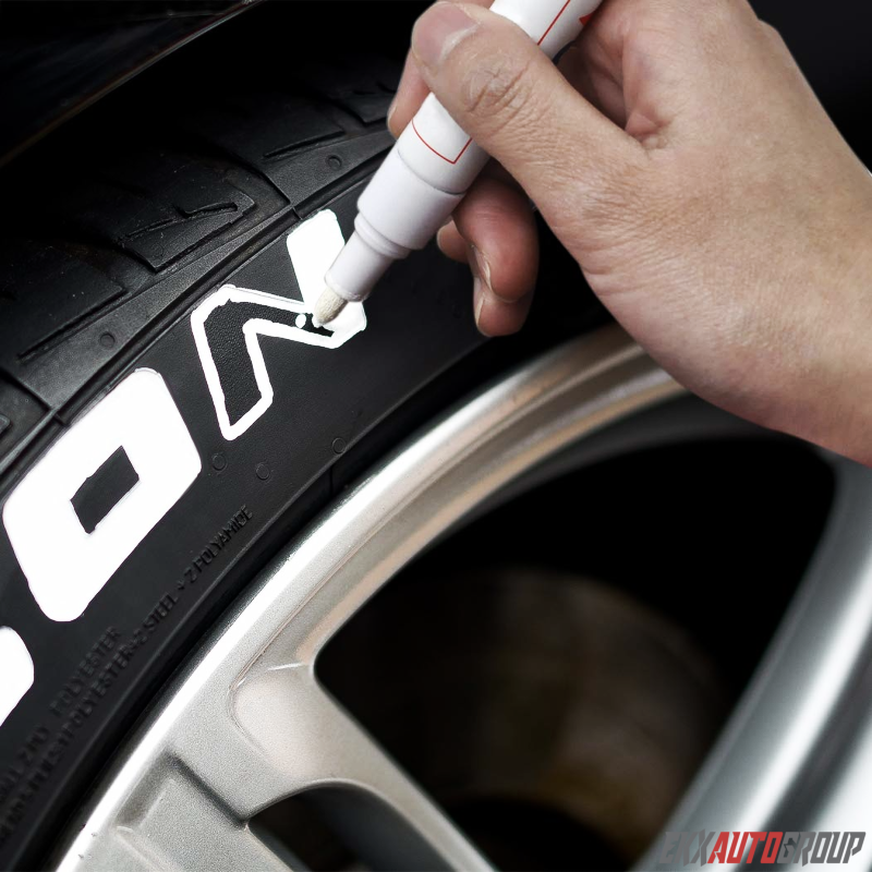 Tire Ink Permanent Marker Tyre Lettering Paint Pen USA Seller TOYO 4 Pack White