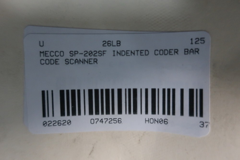 Mecco SP-202SF Indented Bar Coder