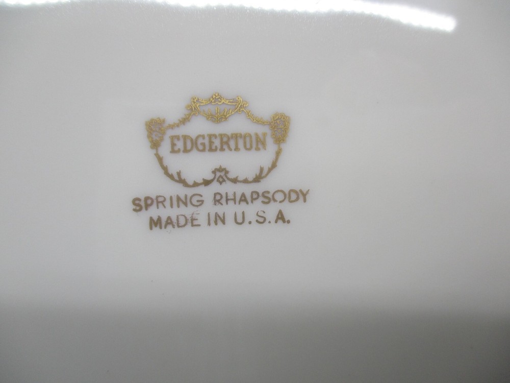 EDGERTON SPRING RHAPSODY 2 CUP & SAUCER SETS - 3 1/8" 1207E