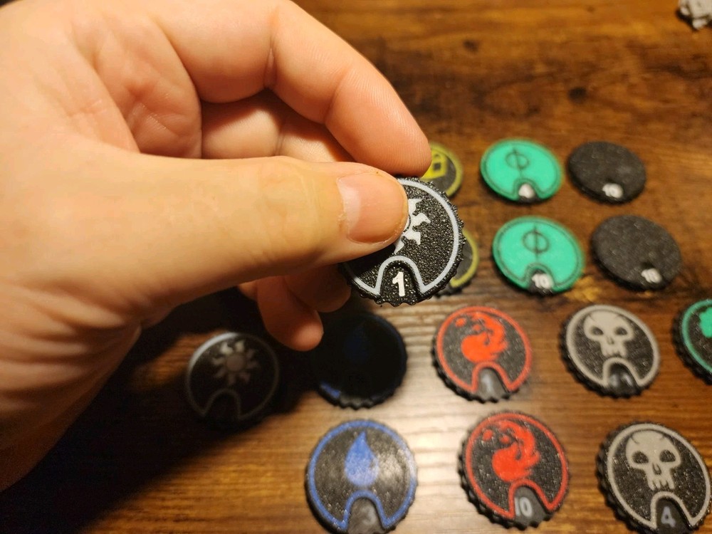 Magic the Gathering Simple Spinning Counters and Tokens