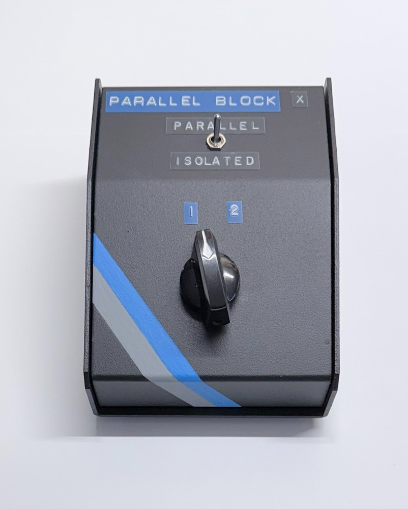 2x1 PARALLEL BLOCK - Guitar Amp Speaker Selector/Combiner - Black, Custom Orders