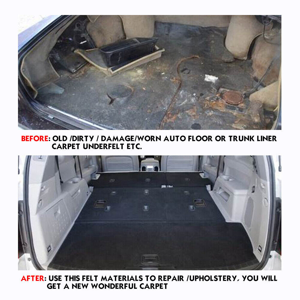 Sub-woofer Speaker Box Carpet Felt Fabric Auto Trunk Liner Upholstery Replace