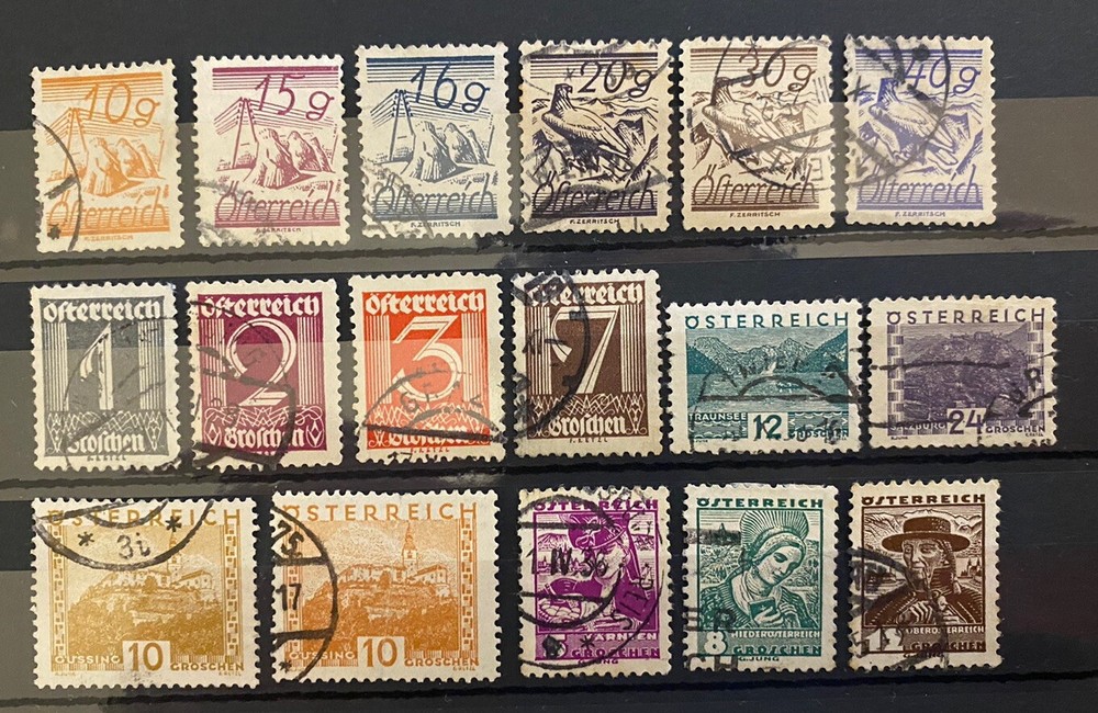 Austria Various Issue 17 Value Used K151