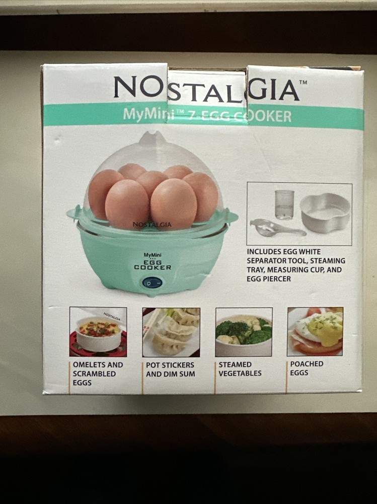 MyMini Premium 7-Egg Cooker, Teal