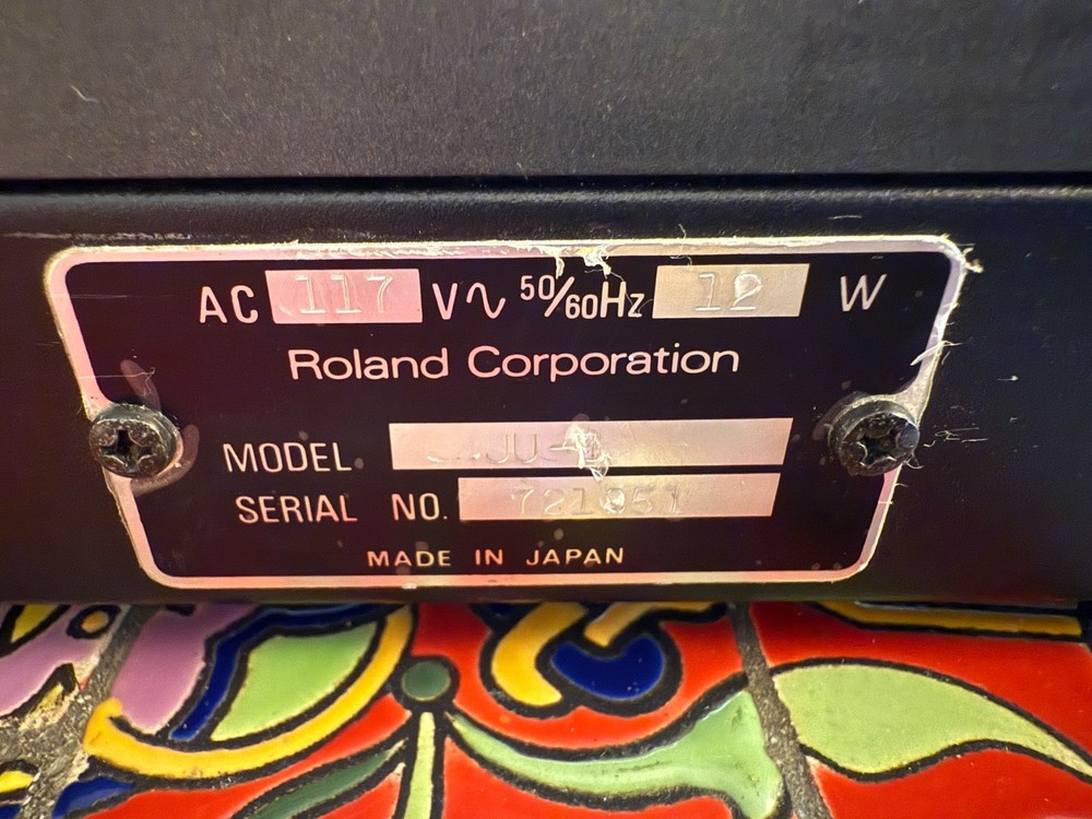 Roland Alpha Juno-1 49-Key Programmable Polyphonic Synthesizer 1985