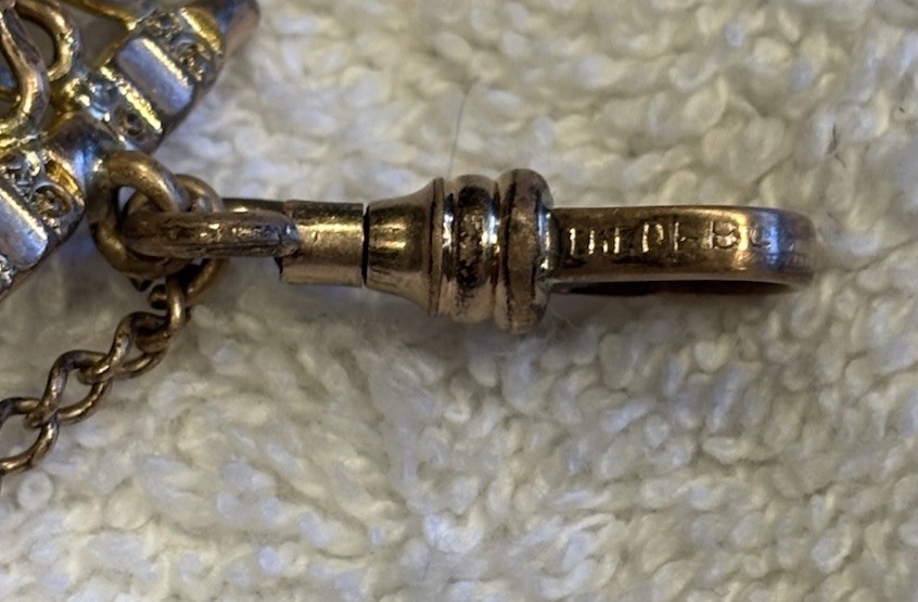 Antique Victorian Gold Filled Vest Pocket Watch Fob