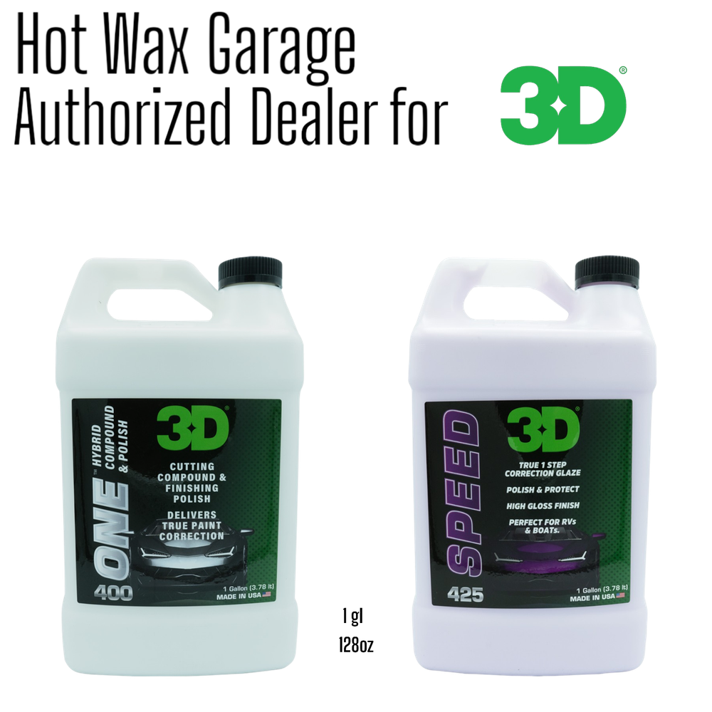 3D Speed & One Combo | One Step Polish Compound and All In One