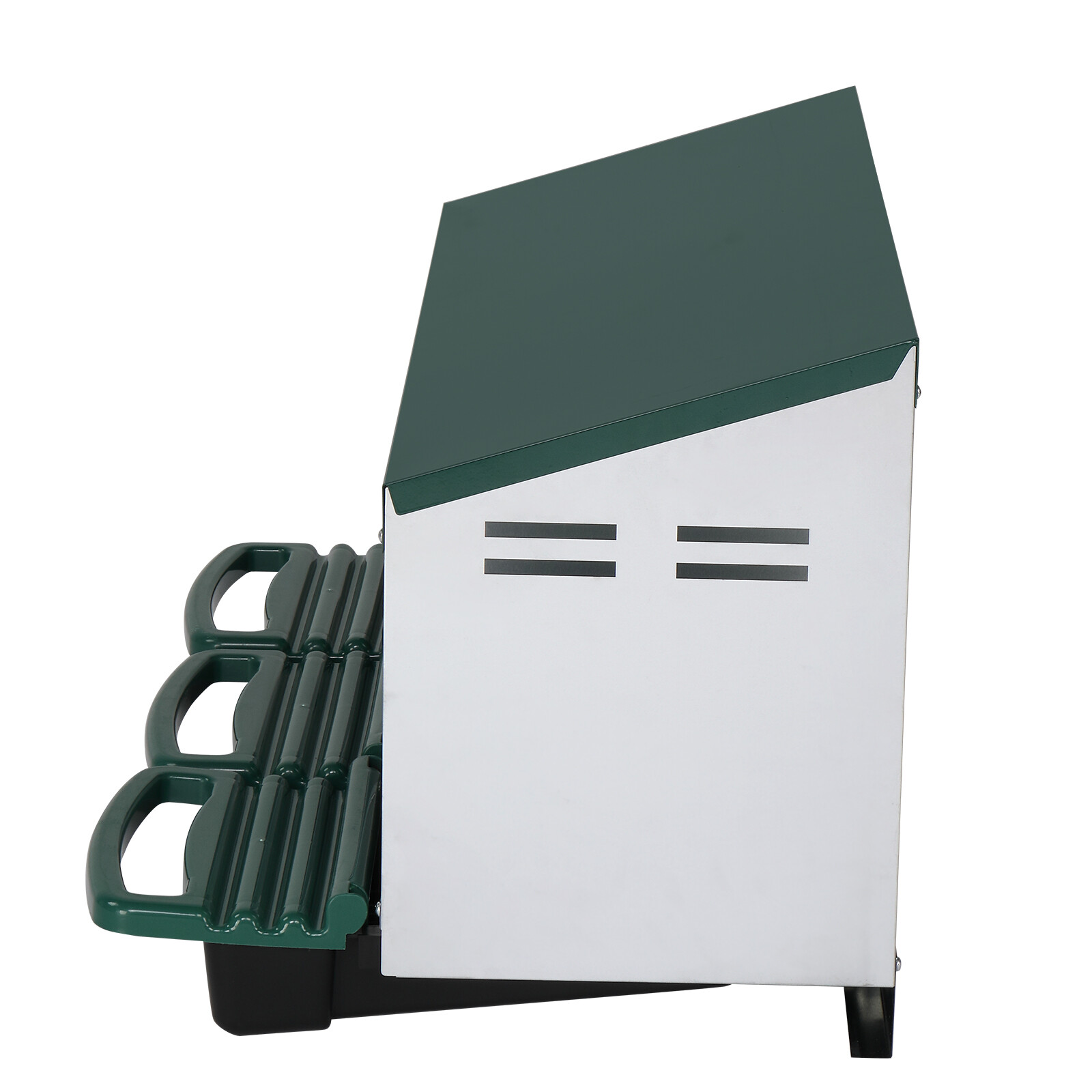 Chicken Nesting Boxes, 3 Hole Metal Chicken Egg Laying Box for Chicken Coop