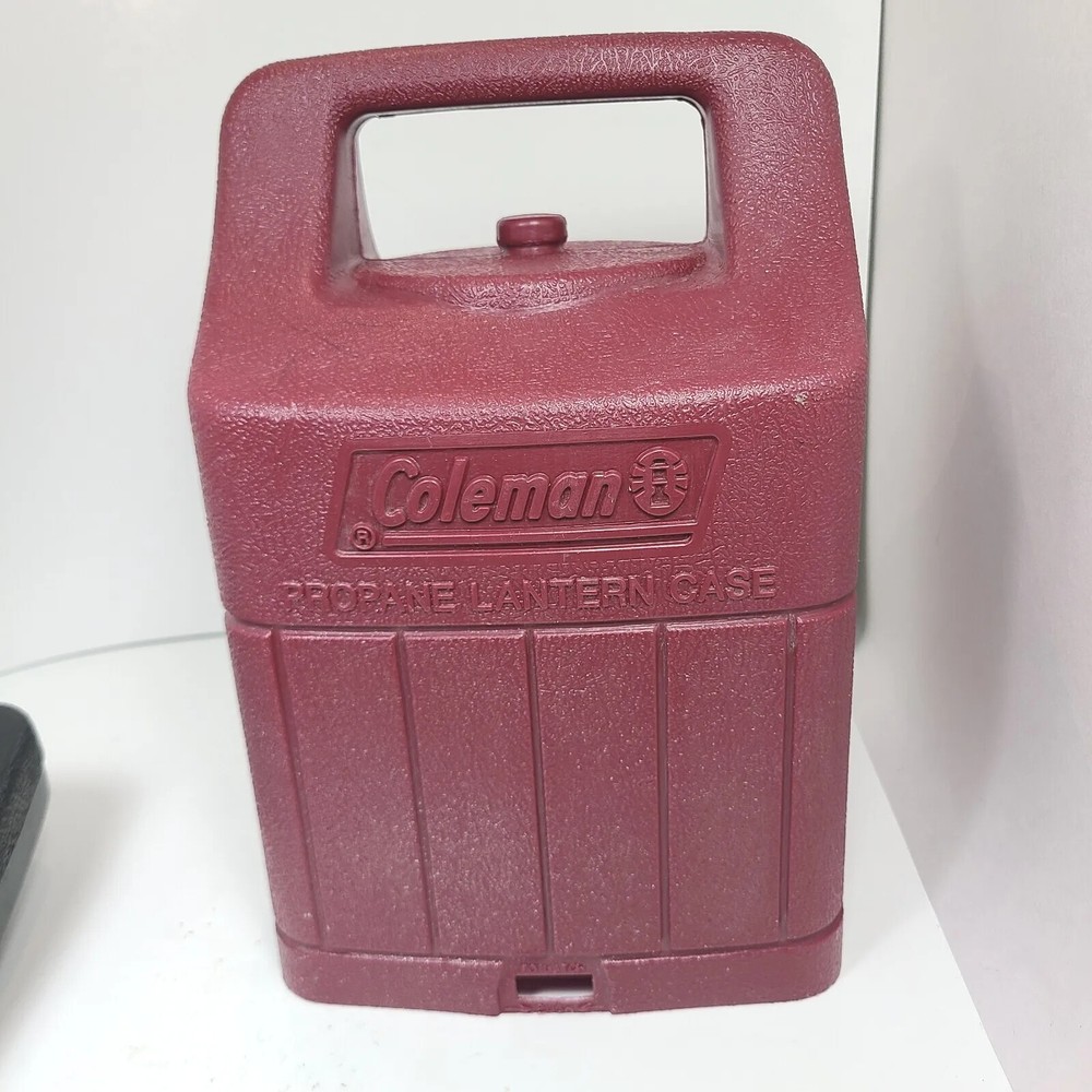 Coleman Lantern Carry Case Only Red Plastic Storage Handle