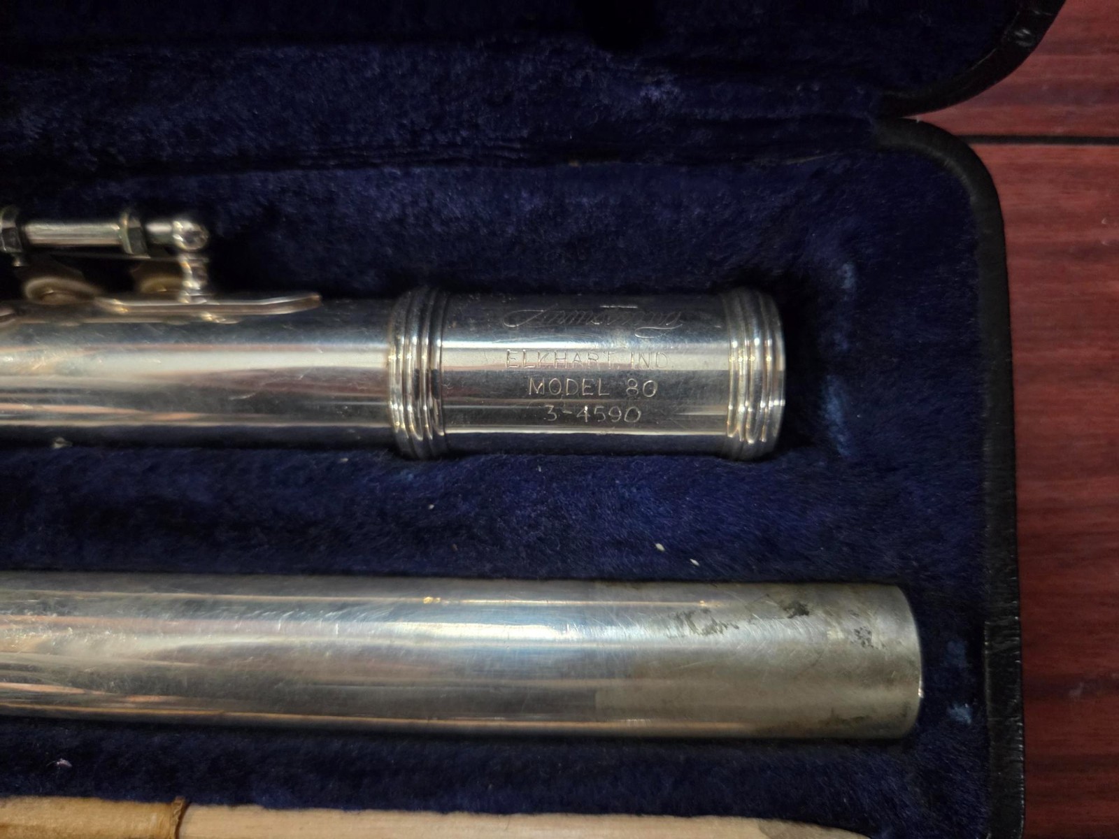 Armstrong Model 80 Sterling Silver Open Hole Flute – USA – Case – Vintage