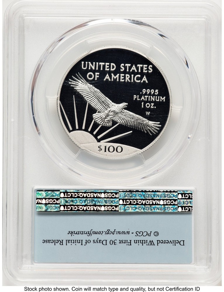 2017-W Proof Platinum Eagle 1 oz FS Flag PCGS PR70
