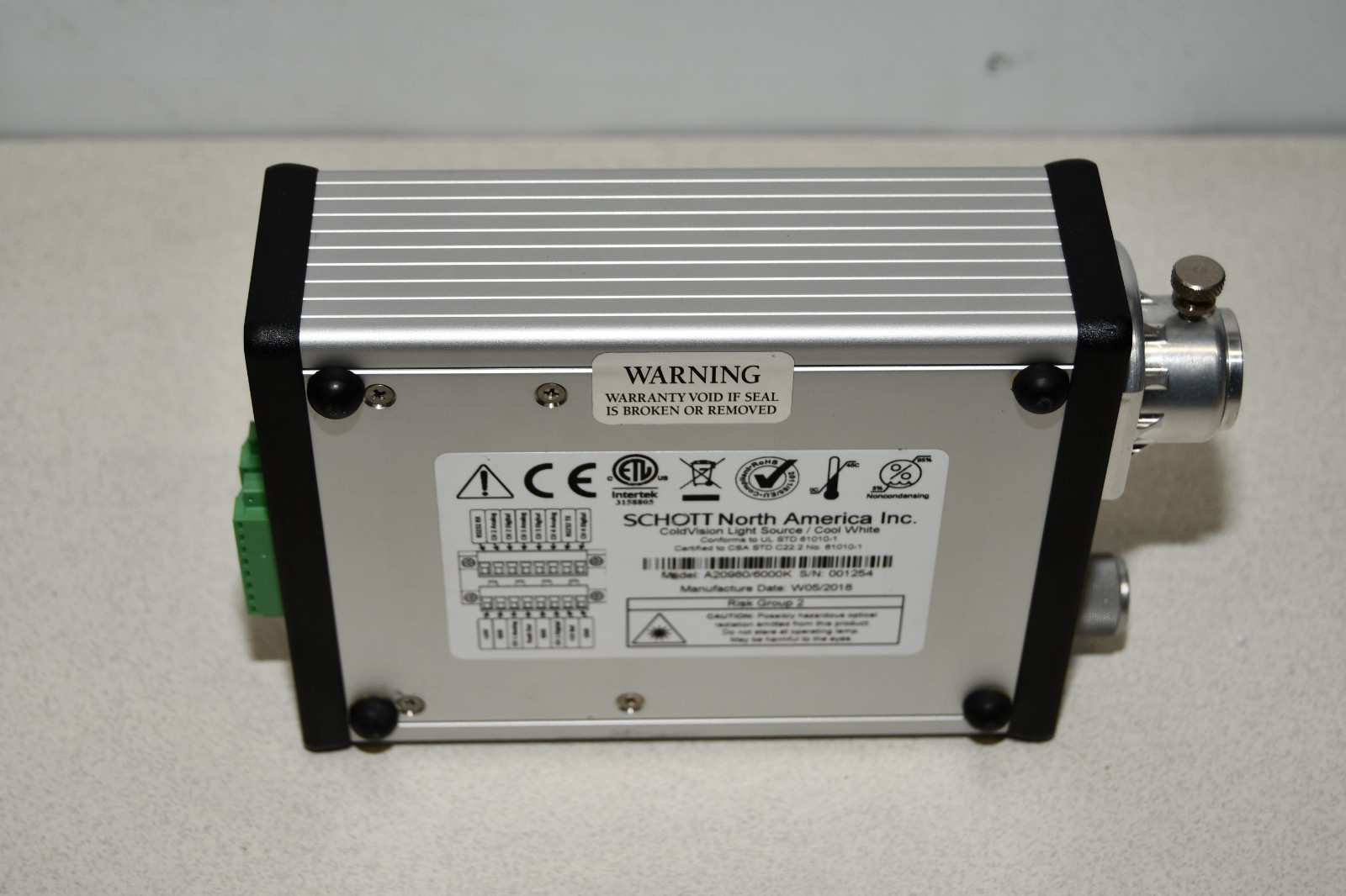 ^ Schott Coldvision CV-LS RGBW RGB Fiber Optic Light Source Model A20980 #X6488