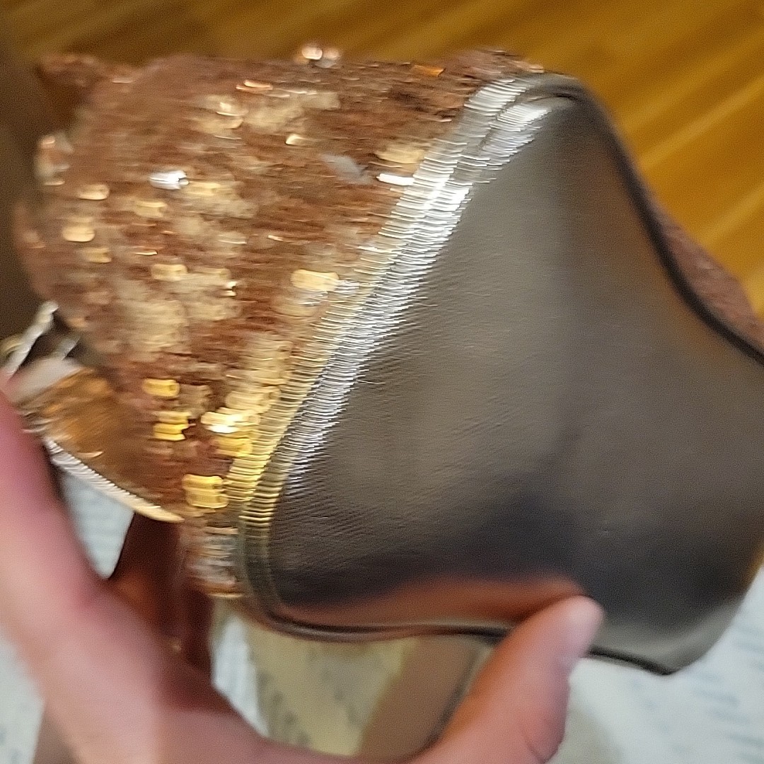 Disney Parks Minnie Mouse Sequin Mini Backpack Rose Gold Clean